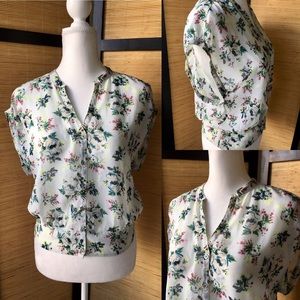 Frenchi Floral Button Down Shirt